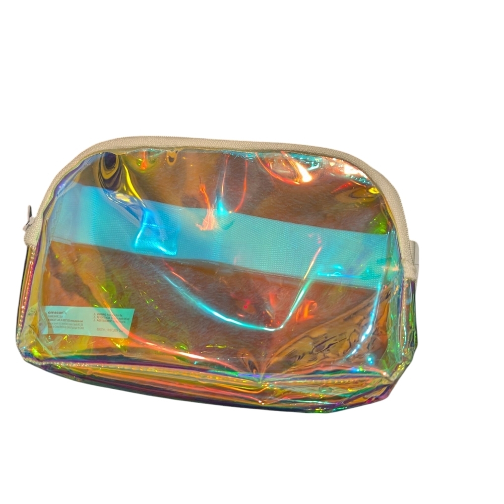 clear, iridescent Belt Bag